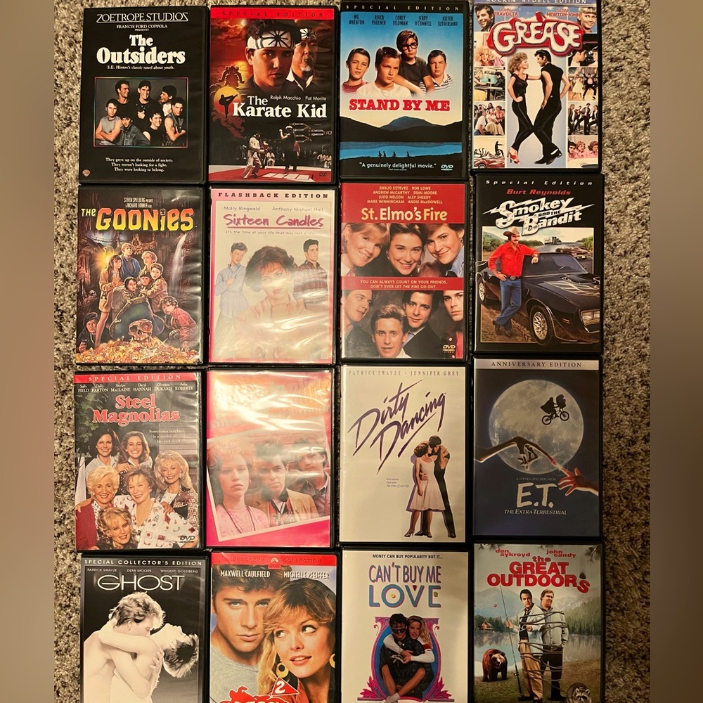 Classic 80’s Movie DVD Collection